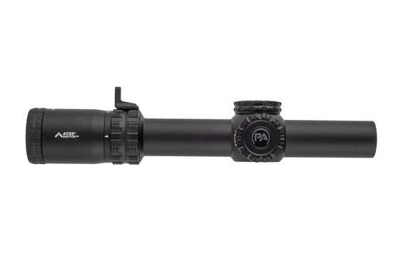 Primary Arms GLx 1-6x24mm FFP Rifle Scope with ACSS Raptor-M6 Reticle measures 10.25 inches long